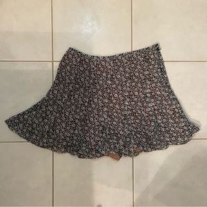 Vici printed flutter skirt